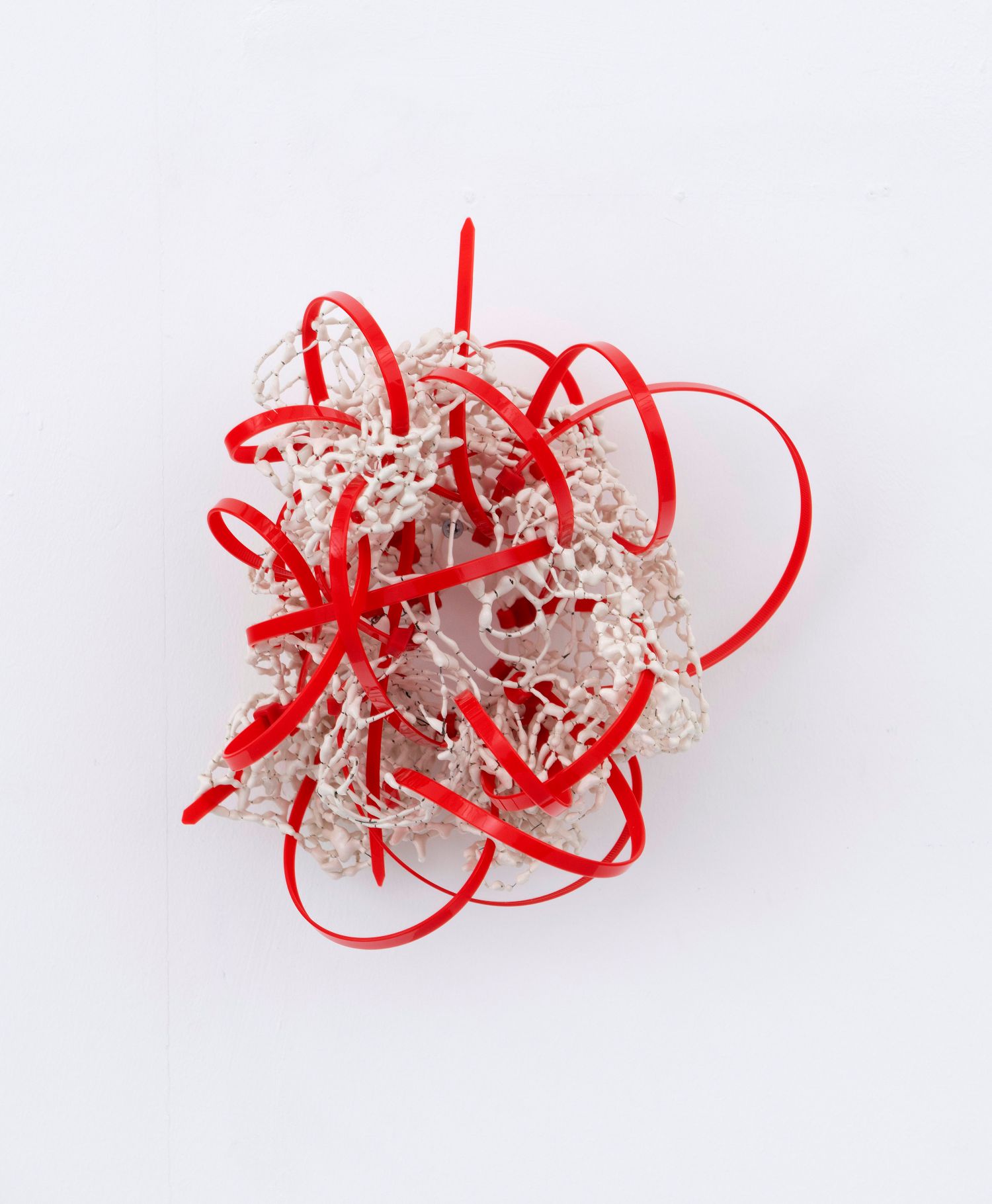 Cohesion, 2025. Porcelian, nichrome, plastic.